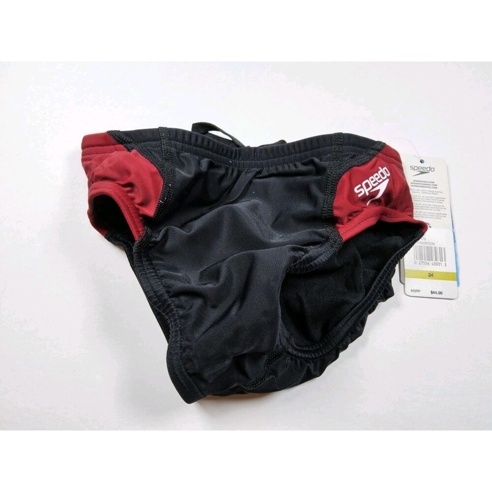 Speedo Endurance+ Competitive Tone Setter Swim Brief Swimsuit Size 24